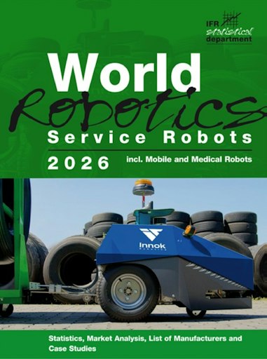 Global shipments of professional service robots increased by 24%
to almost 250,000 units in 2025, highlighting a successful shift to
commercial automation. These findings are presented in the World
Robotics 2026 Service Robots report by the International Federation
of Robotics (IFR). / IFR // Weiterer Text über ots und
www.presseportal.de/nr/115415 / Die Verwendung dieses Bildes für
redaktionelle Zwecke ist unter Beachtung aller mitgeteilten
Nutzungsbedingungen zulässig und dann auch honorarfrei.
Veröffentlichung ausschließlich mit Bildrechte-Hinweis.