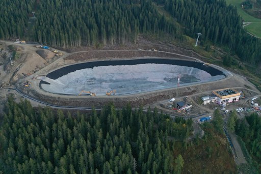 Vorschau Bild von Mit der Erweiterung des Speicherteichs Bruckmoos schaffen die
Planai-Hochwurzen-Bahnen eine wichtige Voraussetzung für einen
verlässlichen Winterbetrieb.