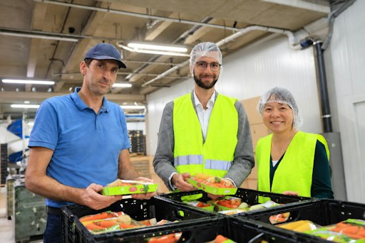 Vorschau Bild von Raffael Winkler und Mei Shibata bei Kooperationspartner
Erzeugerorganisation Marchfeldgemüse, Herbert Bucher