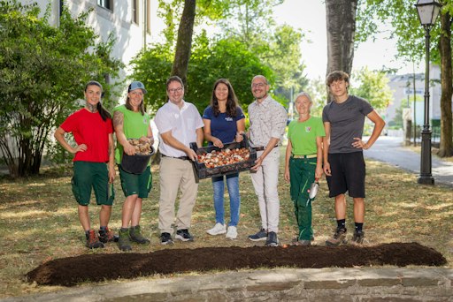 Gemeinsam für die Stadt der Gärten: Die Teams der OÖ
Landesgartenschau Wels 2027 und der Stadtgärtnerei arbeiten Hand in
Hand.