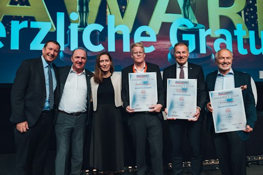 Die Generali Versicherung ist mit dreimal Gold die große
Gewinnerin bei den AssCompact Awards 2026.