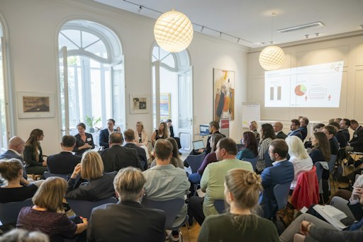 Austausch in der dänische Botschaft in Wien mit Vertreter:innen
aus der Landwirtschaft