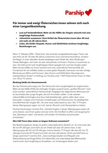 Vorschau Bild von Presseaussendung