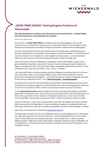 Vorschau Bild von Presseinfo