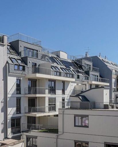 Vorschau Bild von Antonigasse 79 1170 Wien: Insgesamt entstanden 28
Eigentumswohnungen und vier exklusive Townhouses