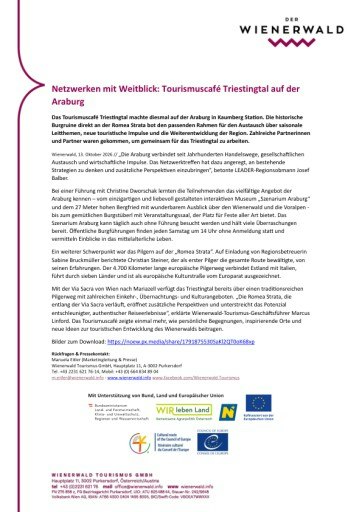 Vorschau Bild von Presseinformation