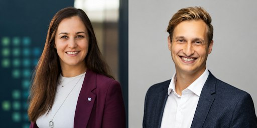 Die neue Doppelspitze der Jungen Industrie
Niederösterreich/Burgenland: Christina Glocknitzer (l.) und Daniel
Jakel-Hanser (r.) wollen gemeinsam die Interessen der nächsten
Generation industrieller Führungskräfte stärken und neue Impulse für
den Wirtschaftsstandort setzen.