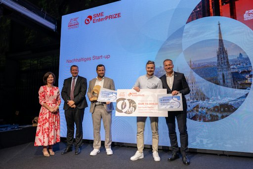Gewinner_innen SME EnterPRIZE 2026 in der Kategorie Start-ups