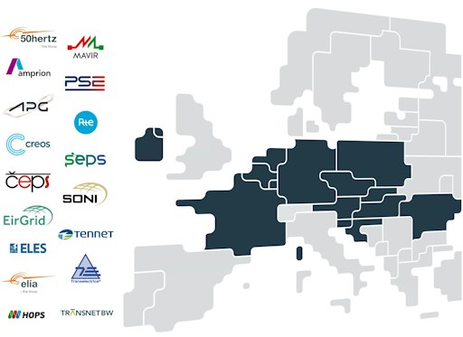 Vorschau Bild von 50Hertz Transmission, Amprion, APG, Creos Luxemburg, ČEPS, ELES,
EirGrid, Elia, HOPS, MAVIR, PSE, RTE, SEPS, SONI, TenneT TSO, TenneT
TSO B.V., Transelectrica, TransnetBW