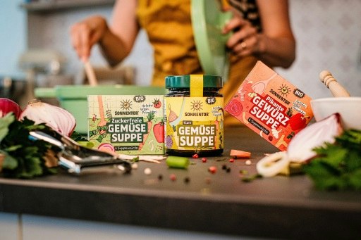 Die Suppen im neuen Design strahlen als würzige Geschmackswunder in jeder Küche.