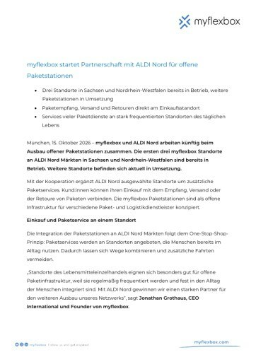 Vorschau Bild von Pressemitteilung als pdf