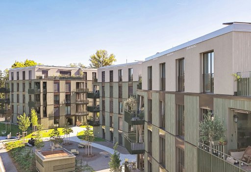A prime example of modern living: On Anna-Heer-Strasse in Zurich, the Rhomberg Group delivered a replacement development that stands out for its sponge-city principle and integrated project delivery.
