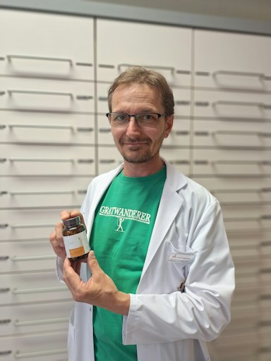 Apotheker und Bergführer Mag. pharm. Dr. Patrik Muigg