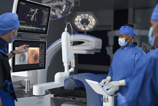 Intuitive, a global technology leader in minimally invasive care
and the pioneer of robotic-assisted surgery, today announced that
clinicians across Europe have used the Ion endoluminal system (Ion)
to perform more than 10,000 robotic-assisted bronchoscopy procedures
since its CE mark in 2023. Copyright Intuitive 2026 // Weiterer Text
über ots und www.presseportal.de/nr/135649 / Die Verwendung dieses
Bildes für redaktionelle Zwecke ist unter Beachtung aller
mitgeteilten Nutzungsbedingungen zulässig und dann auch honorarfrei.
Veröffentlichung ausschließlich mit Bildrechte-Hinweis.