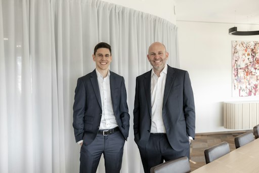 M&A-Partner bei BRANDL TALOS - Stephan Strass (li.) und Roman
Rericha