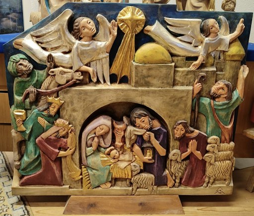 Vorschau Bild von Millonig-Werk Großes Krippen-Relief.