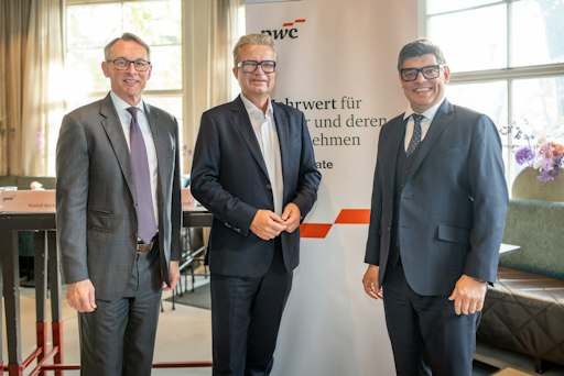 v. l. n. r.: Rudolf Krickl, Christopher Drexler und Nikolaus
Hulatsch