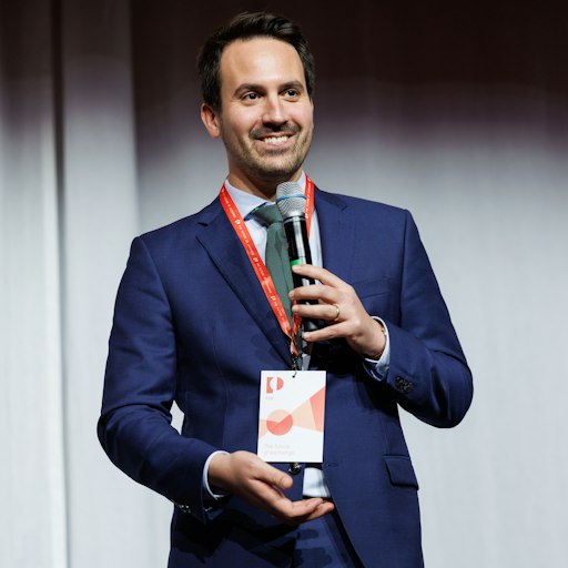 Vorschau Bild von Bundesminister Christoph Wiederkehr spricht am P19 Payment
Festival