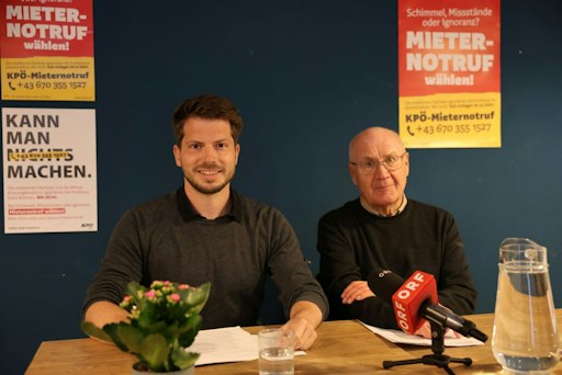 Vorschau Bild von Mario Memoli und Ernest Kaltenegger bei der Pressekonferenz am
27.10.2026
