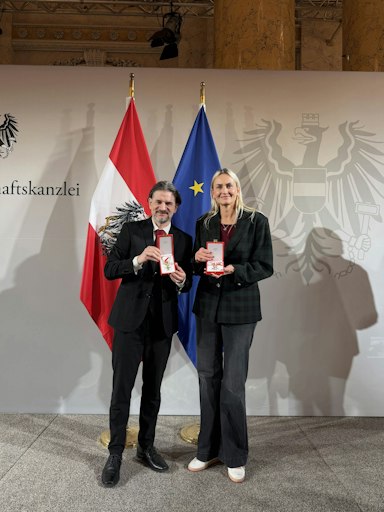 Helene Jarmer und Lukas Huber